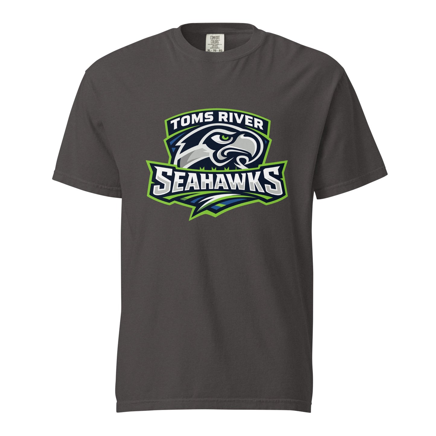 Signature | Comfort Colors T-Shirt | Toms River Seahawks | Mascot Script Logo