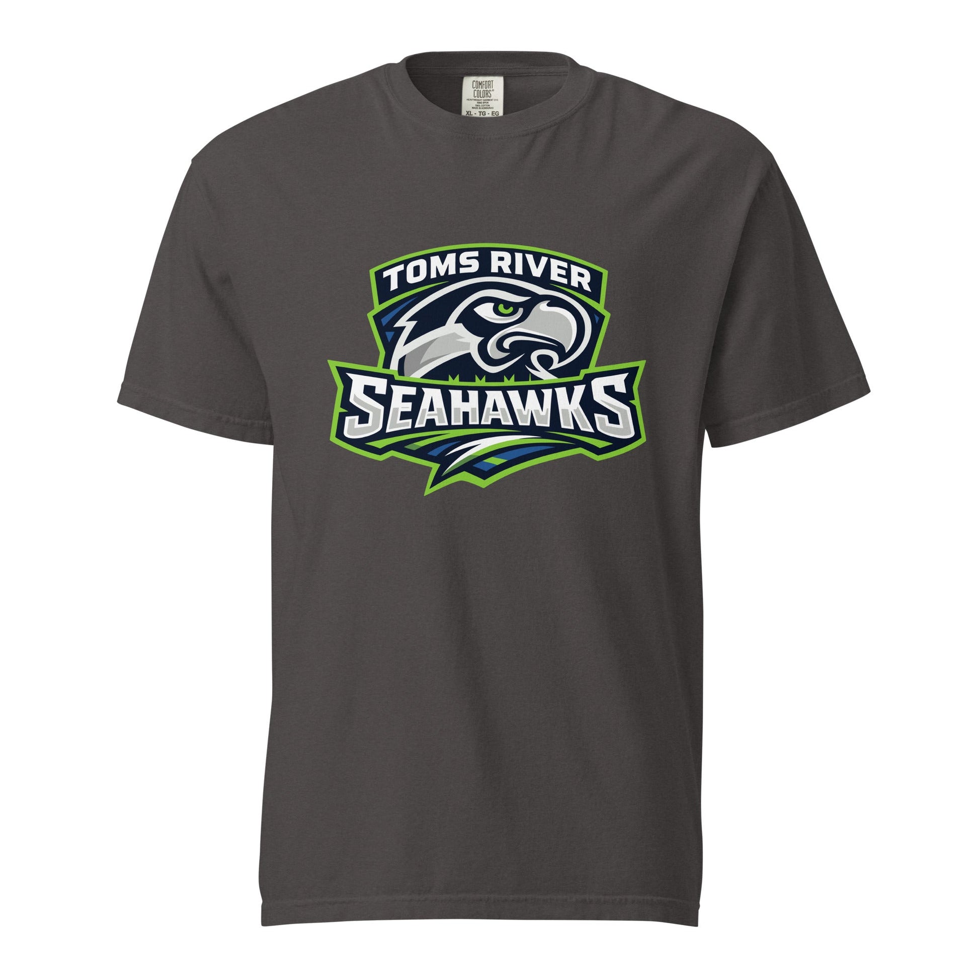 Signature | Comfort Colors T-Shirt | Toms River Seahawks | Mascot Script Logo