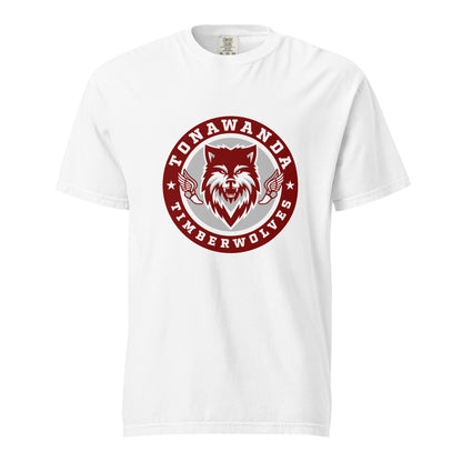 Signature | Comfort Colors T-Shirt | Tonawanda High School Track and Field | Mascot Badge Logo