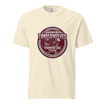 Signature | Comfort Colors T-Shirt | Tonawanda High School Track and Field | Throwing Team Logo