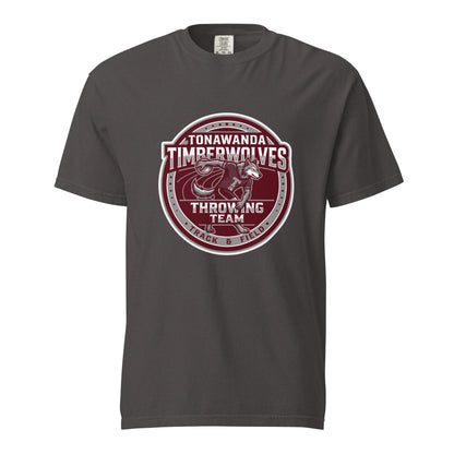 Signature | Comfort Colors T-Shirt | Tonawanda High School Track and Field | Throwing Team Logo
