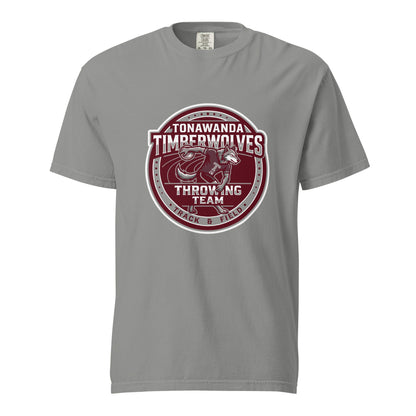 Signature | Comfort Colors T-Shirt | Tonawanda High School Track and Field | Throwing Team Logo