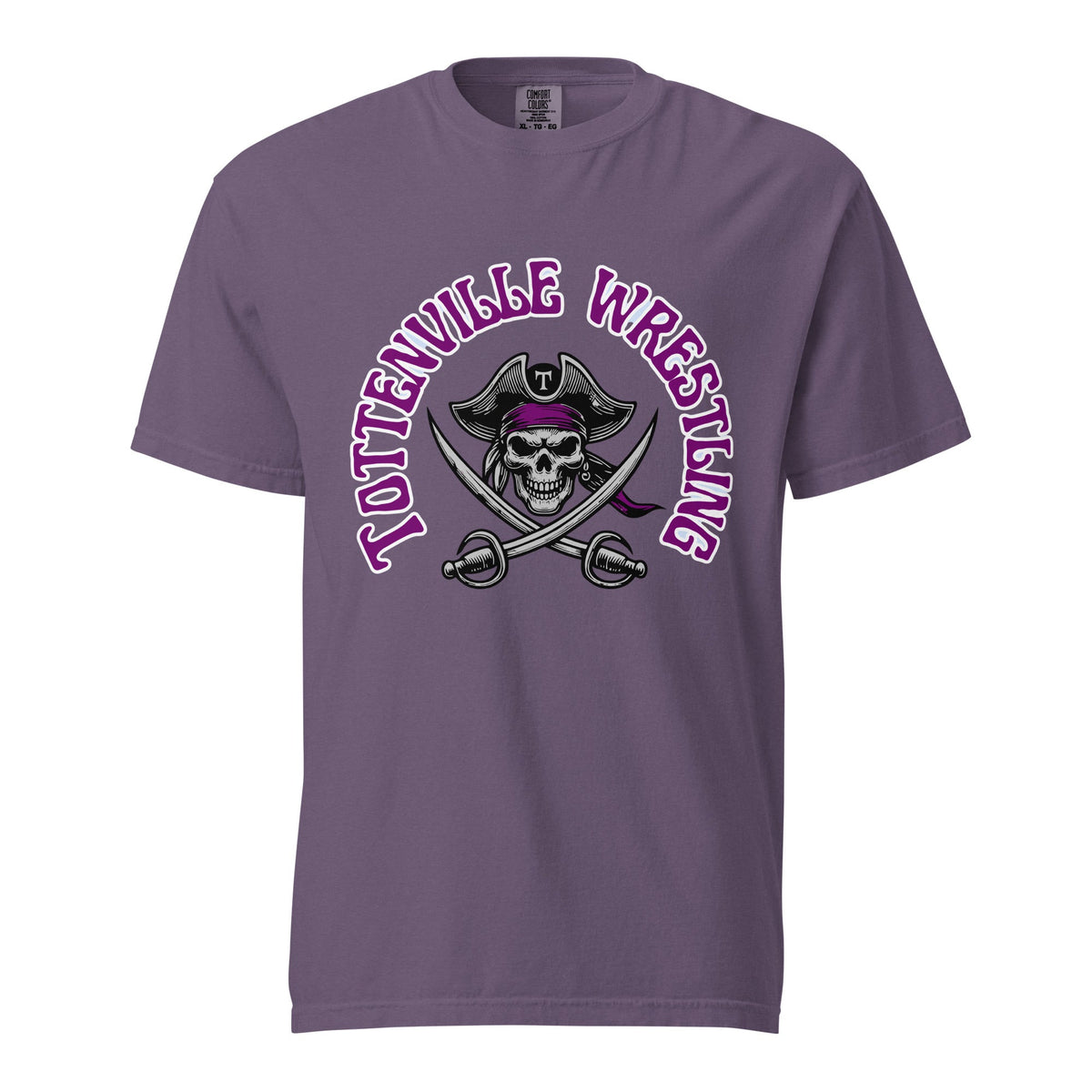 Signature | Comfort Colors T-Shirt | Tottenville wrestling club | Crest Logo