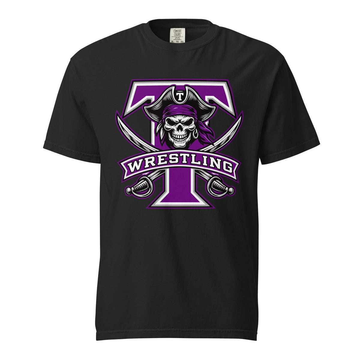 Signature | Comfort Colors T-Shirt | Tottenville wrestling club | Emblem Logo