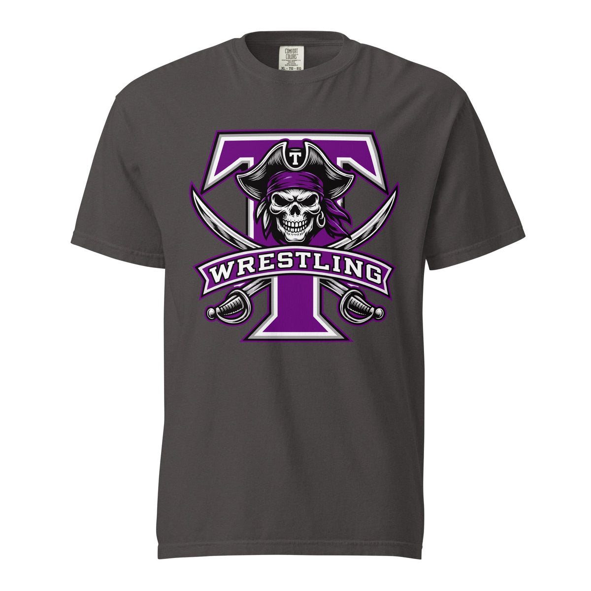 Signature | Comfort Colors T-Shirt | Tottenville wrestling club | Emblem Logo