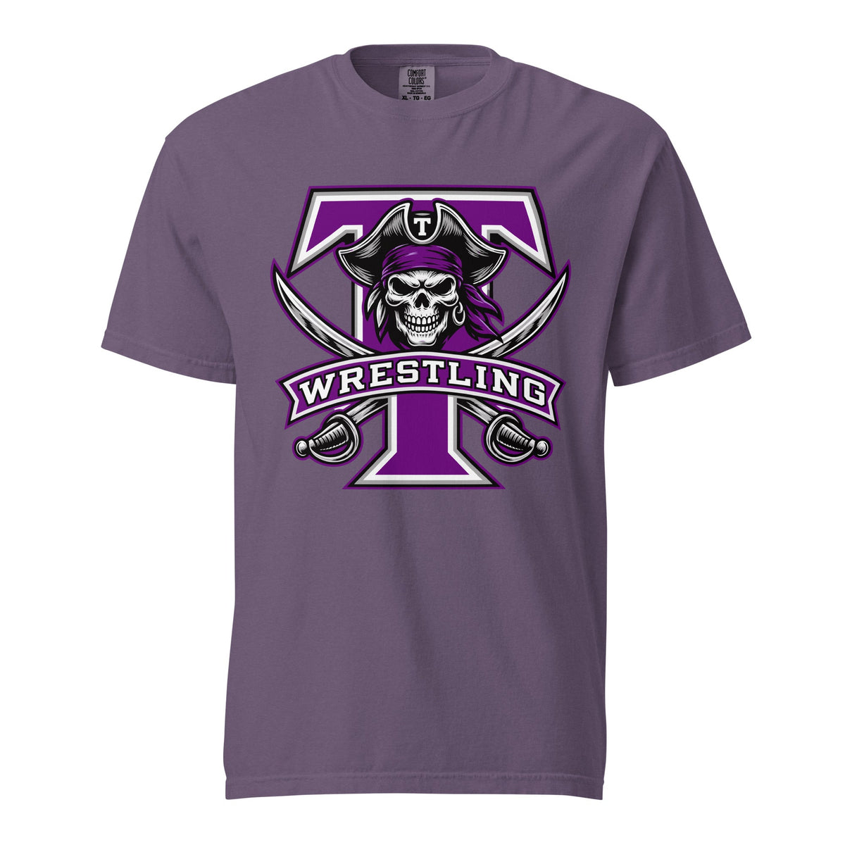 Signature | Comfort Colors T-Shirt | Tottenville wrestling club | Emblem Logo