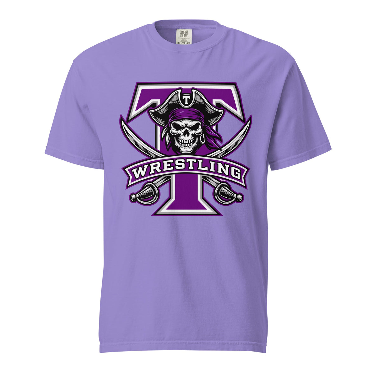 Signature | Comfort Colors T-Shirt | Tottenville wrestling club | Emblem Logo