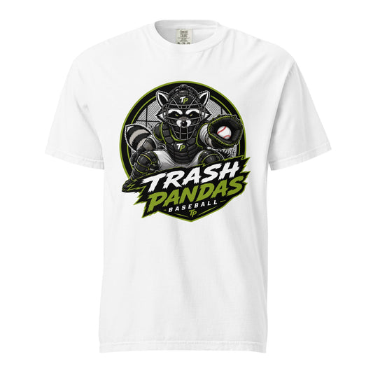 Signature | Comfort Colors T-Shirt | Trash Pandas Baseball Organization | Athletics Logo