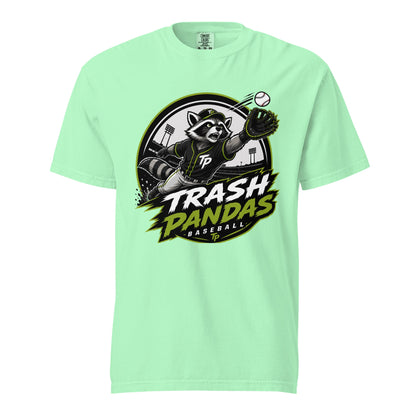 Signature | Comfort Colors T-Shirt | Trash Pandas Baseball Organization | Emblem Logo