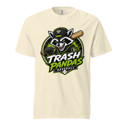 Signature | Comfort Colors T-Shirt | Trash Pandas Baseball Organization | Mascot Logo