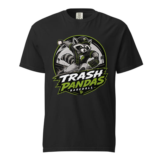 Signature | Comfort Colors T-Shirt | Trash Pandas Baseball Organization | Vanguard Logo