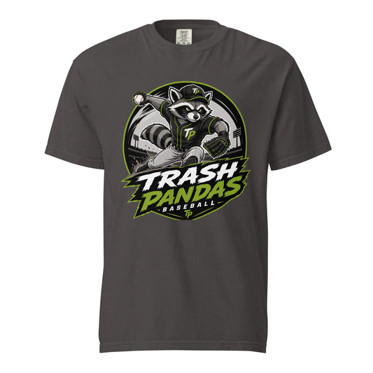 Signature | Comfort Colors T-Shirt | Trash Pandas Baseball Organization | Vanguard Logo