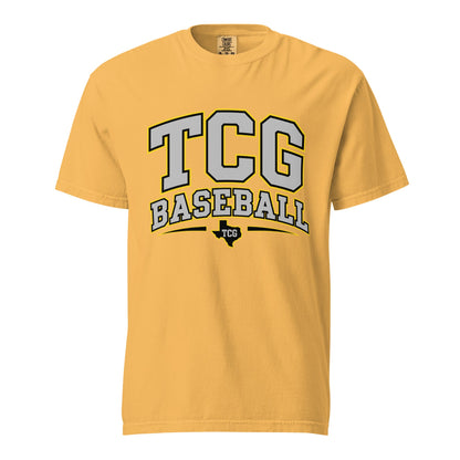 Signature | Comfort Colors T-Shirt | Tri-County Ghosts | TCG Crest Logo