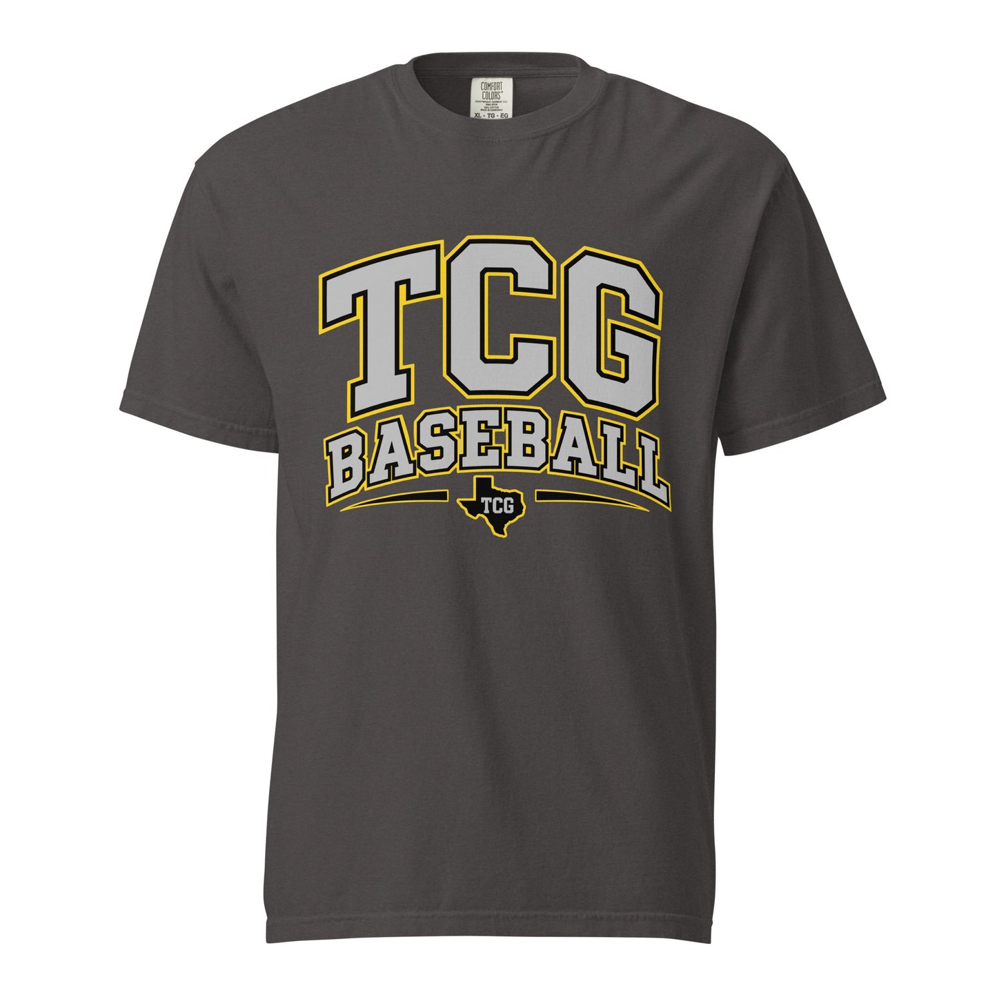 Signature | Comfort Colors T-Shirt | Tri-County Ghosts | TCG Crest Logo