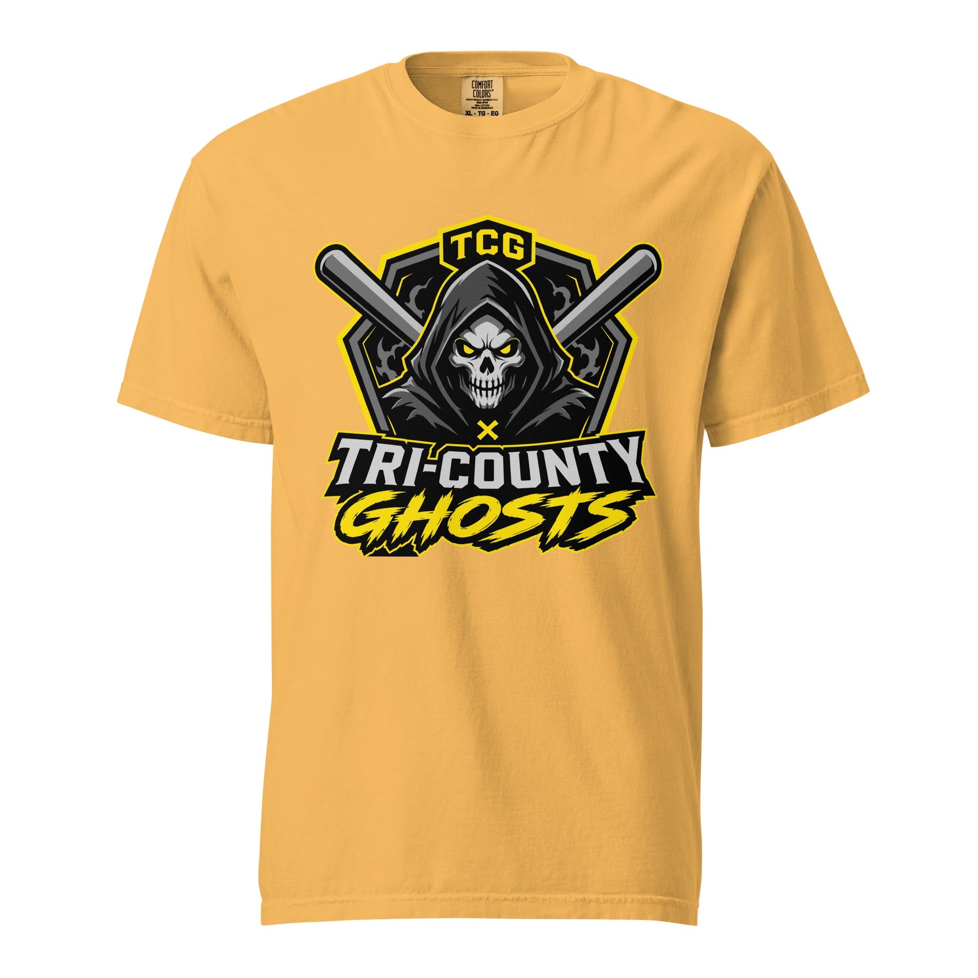 Signature | Comfort Colors T-Shirt | Tri-County Ghosts | Vanguard Ghosts Logo