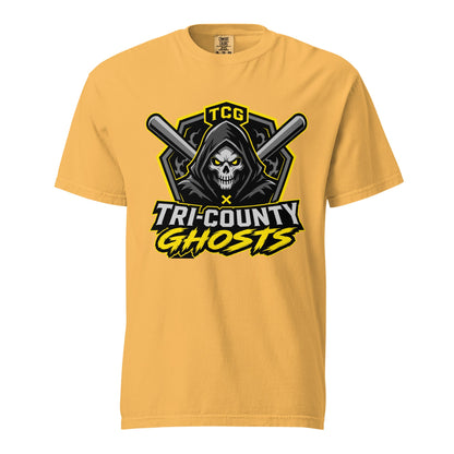 Signature | Comfort Colors T-Shirt | Tri-County Ghosts | Vanguard Ghosts Logo