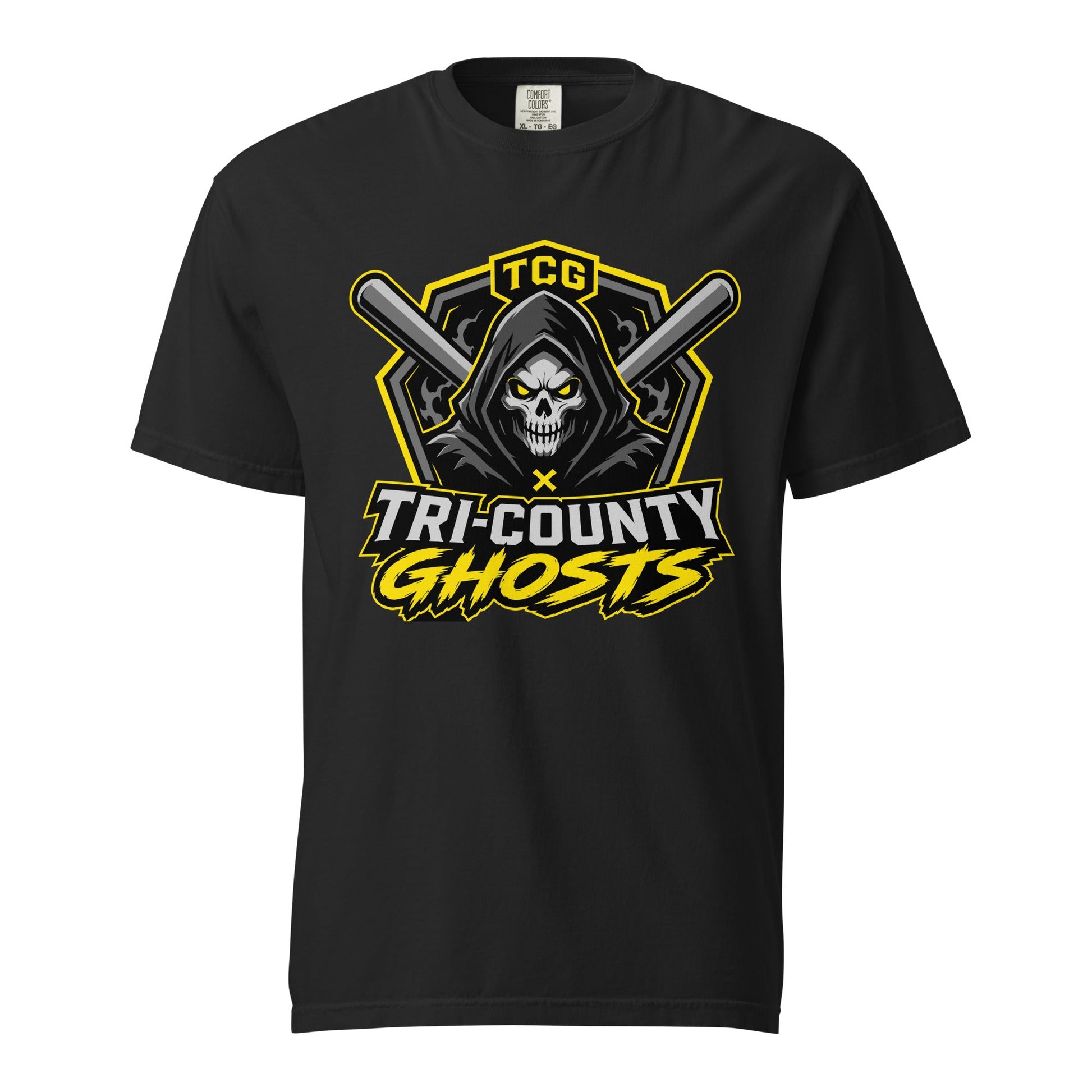 Signature | Comfort Colors T-Shirt | Tri-County Ghosts | Vanguard Ghosts Logo