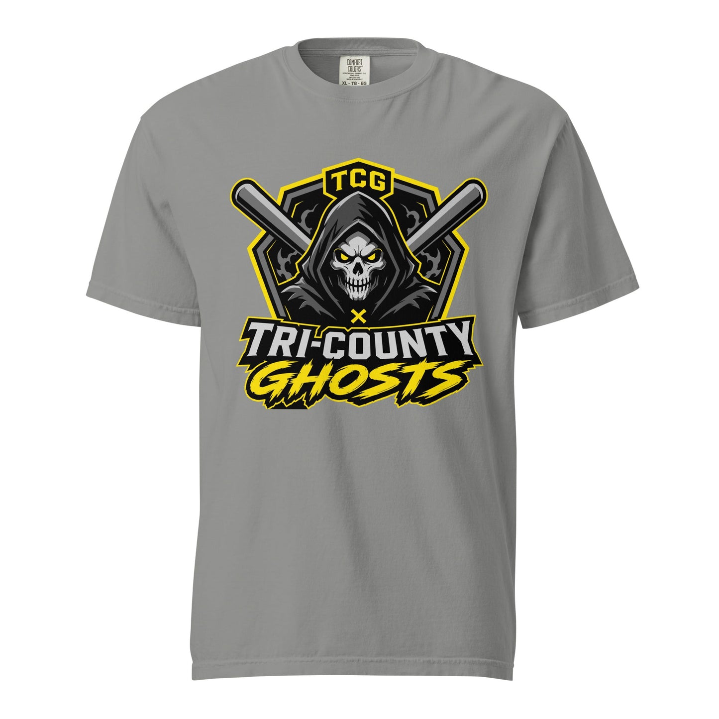 Signature | Comfort Colors T-Shirt | Tri-County Ghosts | Vanguard Ghosts Logo