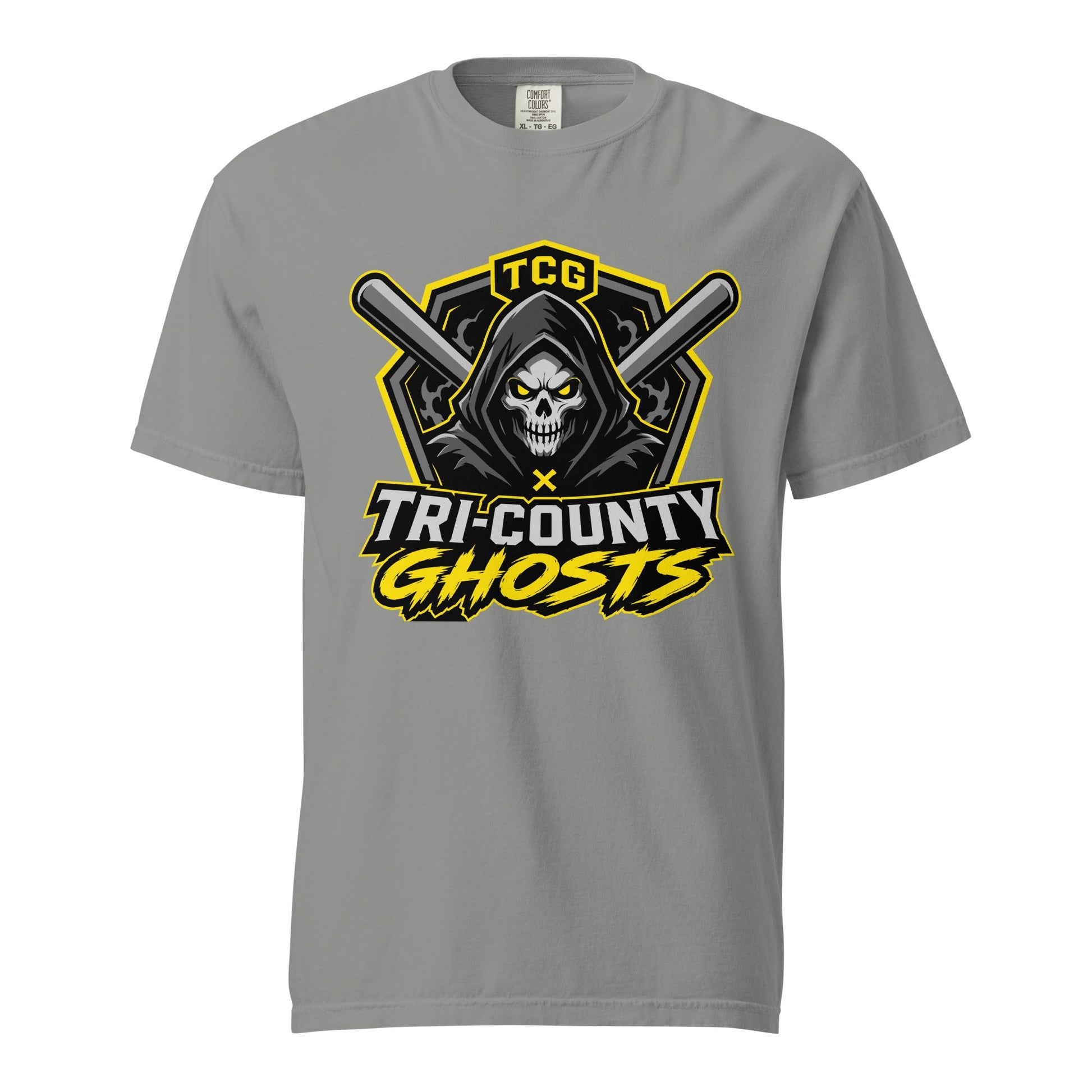 Signature | Comfort Colors T-Shirt | Tri-County Ghosts | Vanguard Ghosts Logo