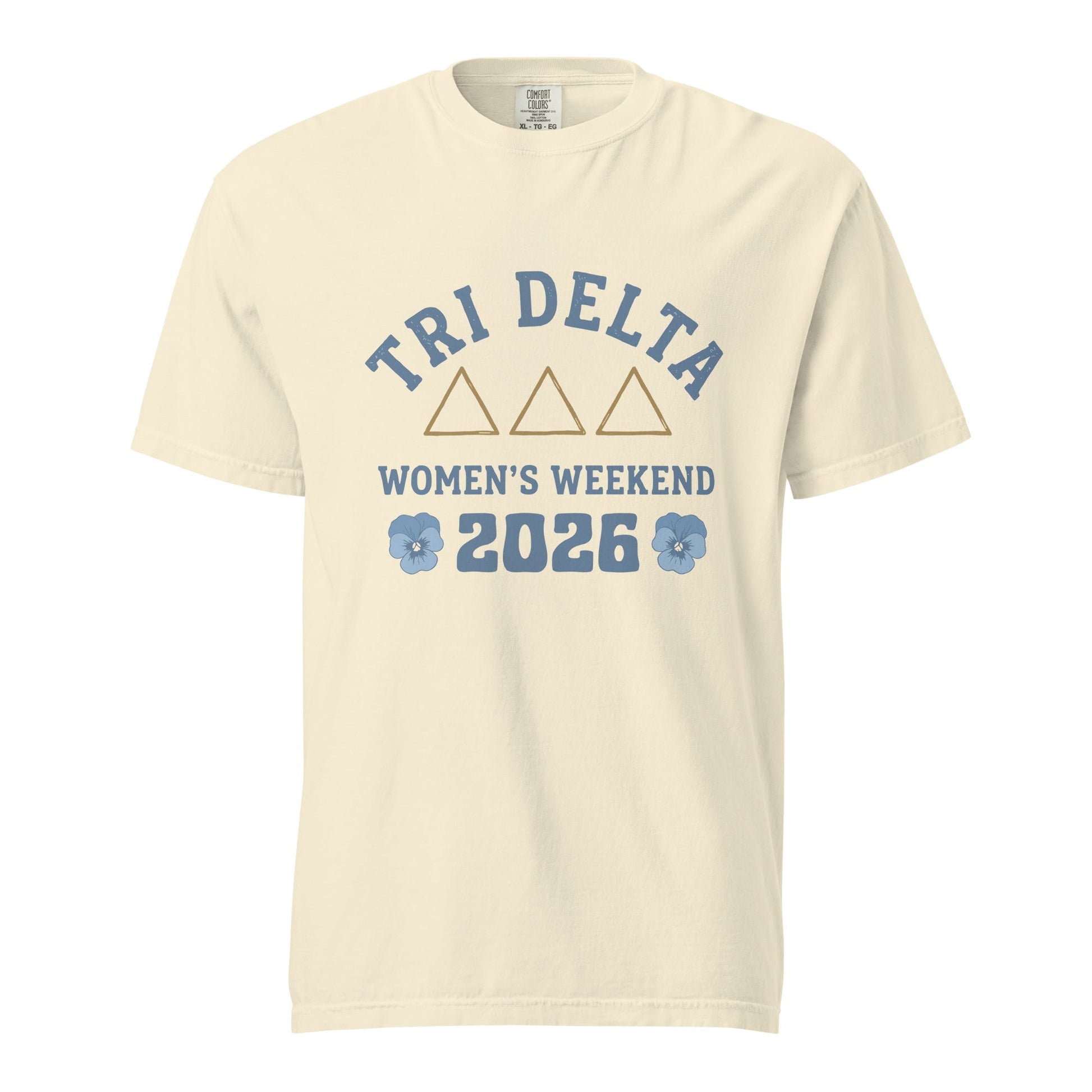 Signature | Comfort Colors T-Shirt | Tri Delta Epsilon | Sisterhood Script Logo