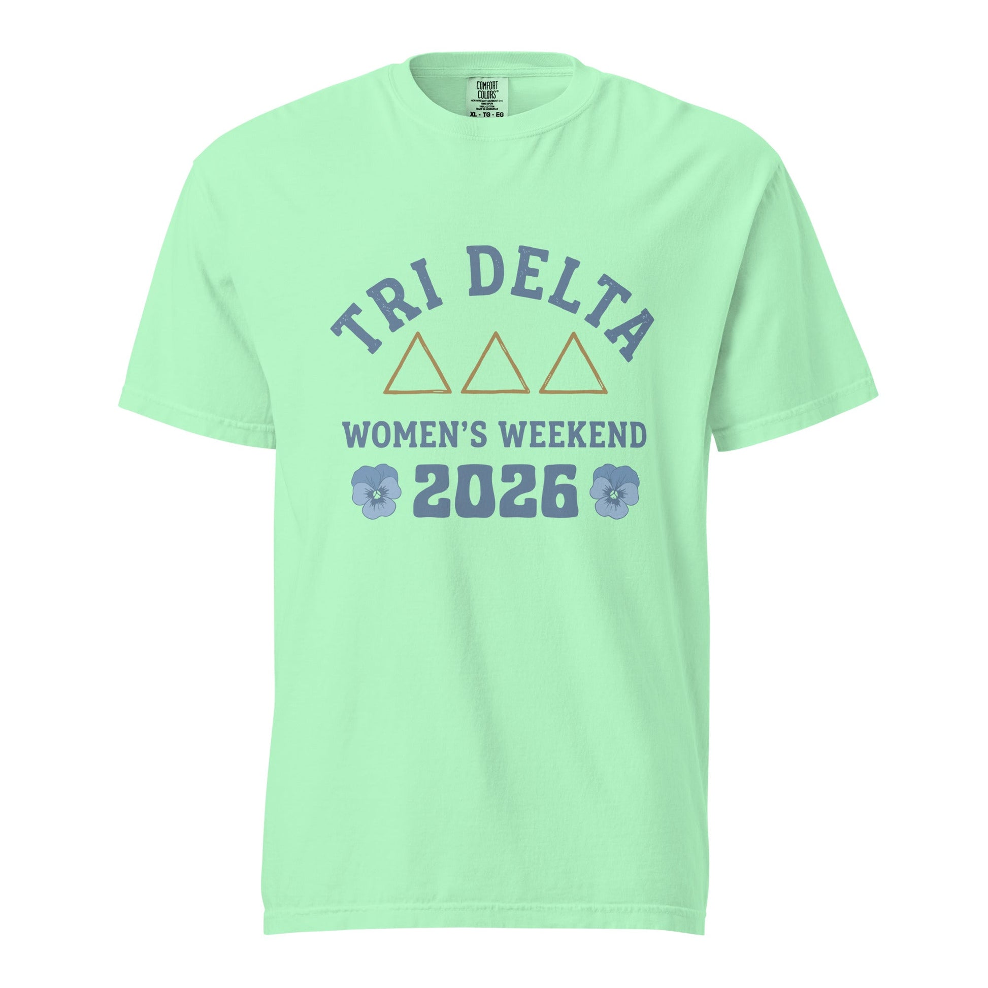 Signature | Comfort Colors T-Shirt | Tri Delta Epsilon | Sisterhood Script Logo
