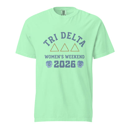 Signature | Comfort Colors T-Shirt | Tri Delta Epsilon | Sisterhood Script Logo