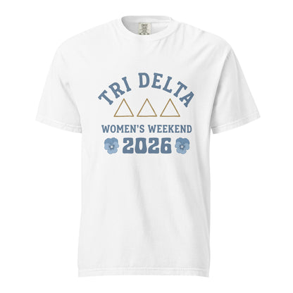 Signature | Comfort Colors T-Shirt | Tri Delta Epsilon | Sisterhood Script Logo