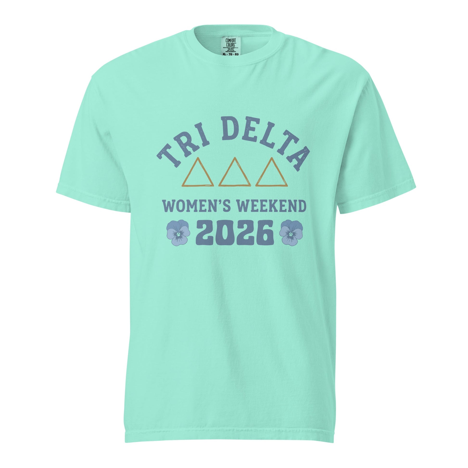 Signature | Comfort Colors T-Shirt | Tri Delta Epsilon | Sisterhood Script Logo