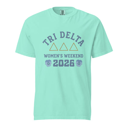 Signature | Comfort Colors T-Shirt | Tri Delta Epsilon | Sisterhood Script Logo