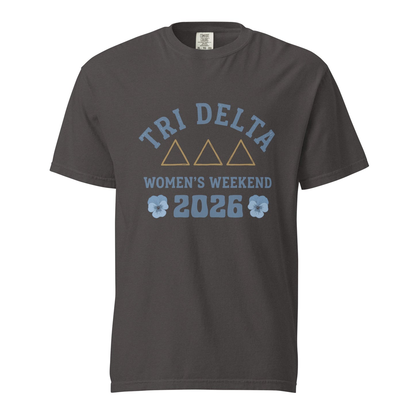 Signature | Comfort Colors T-Shirt | Tri Delta Epsilon | Sisterhood Script Logo