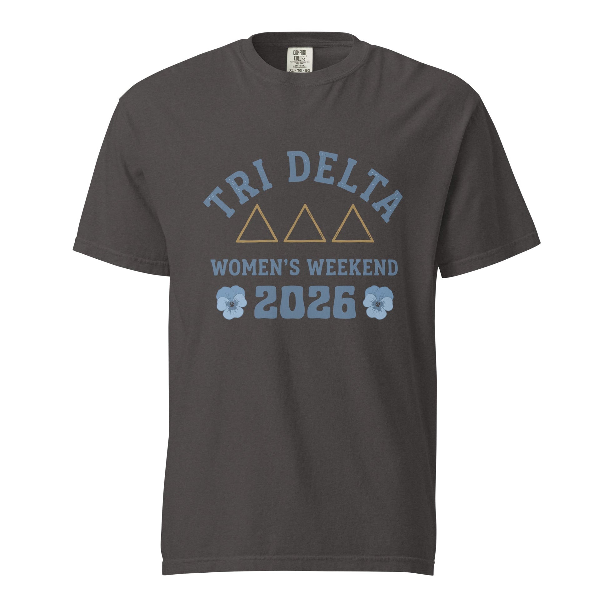 Signature | Comfort Colors T-Shirt | Tri Delta Epsilon | Sisterhood Script Logo