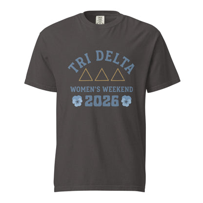 Signature | Comfort Colors T-Shirt | Tri Delta Epsilon | Sisterhood Script Logo