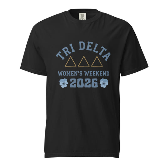 Signature | Comfort Colors T-Shirt | Tri Delta Epsilon | Sisterhood Script Logo