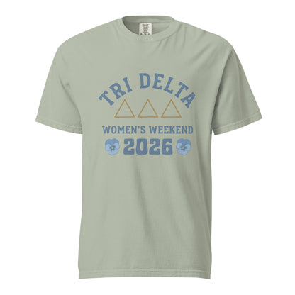 Signature | Comfort Colors T-Shirt | Tri Delta Epsilon | Sisterhood Script Logo