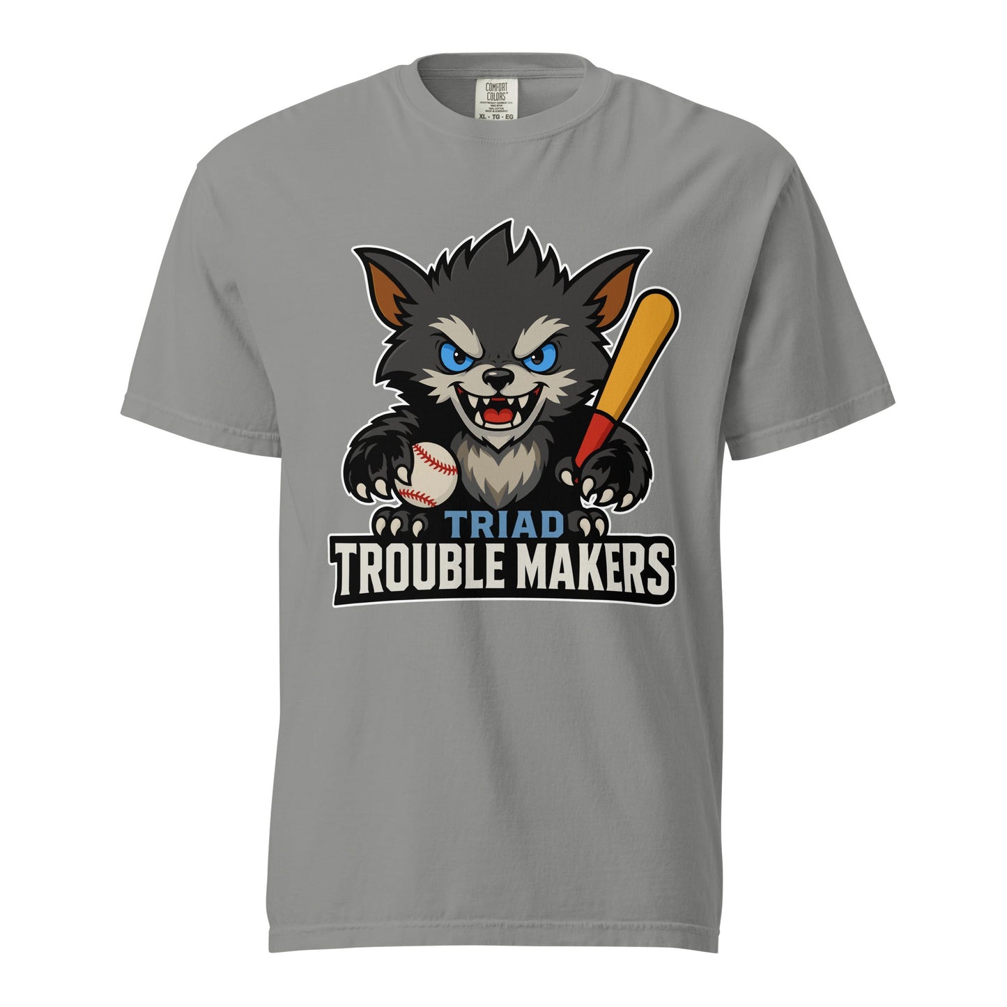 Signature | Comfort Colors T-Shirt | Triad Troublemakers | Mascot Logo