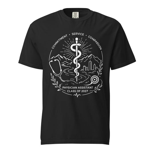 Signature | Comfort Colors T-Shirt | Trine PA program | Crest Logo