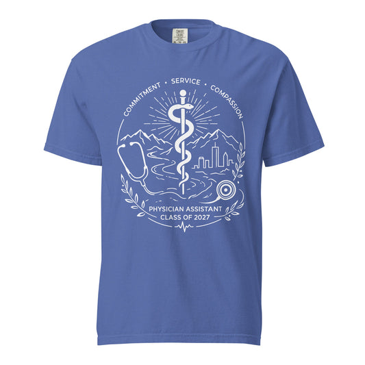 Signature | Comfort Colors T-Shirt | Trine PA program | Crest Logo