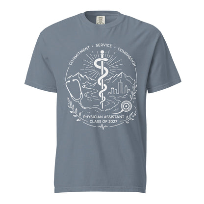 Signature | Comfort Colors T-Shirt | Trine PA program | Crest Logo
