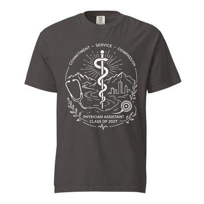 Signature | Comfort Colors T-Shirt | Trine PA program | Crest Logo