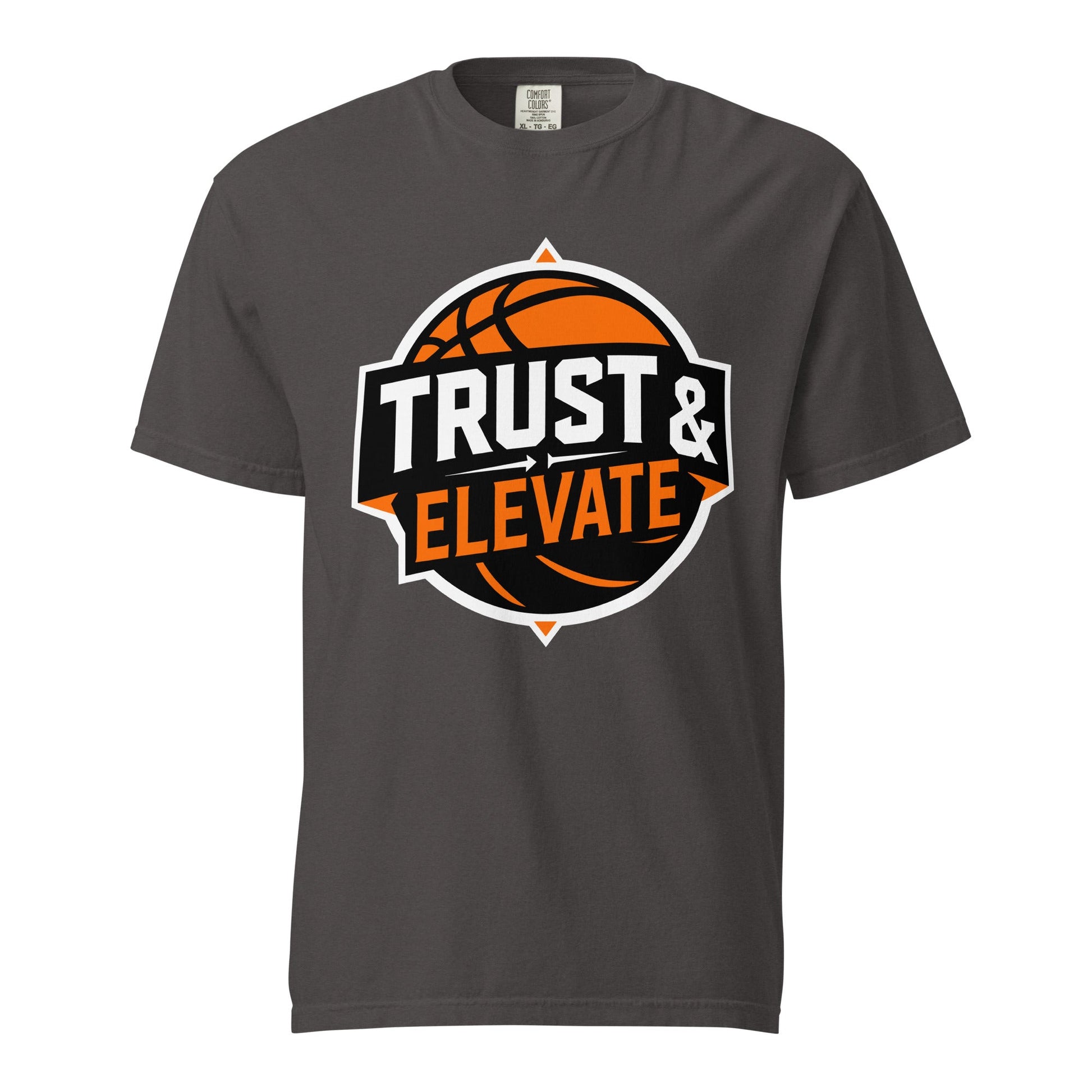 Signature | Comfort Colors T-Shirt | Trust & Elevate | Athletic Logo