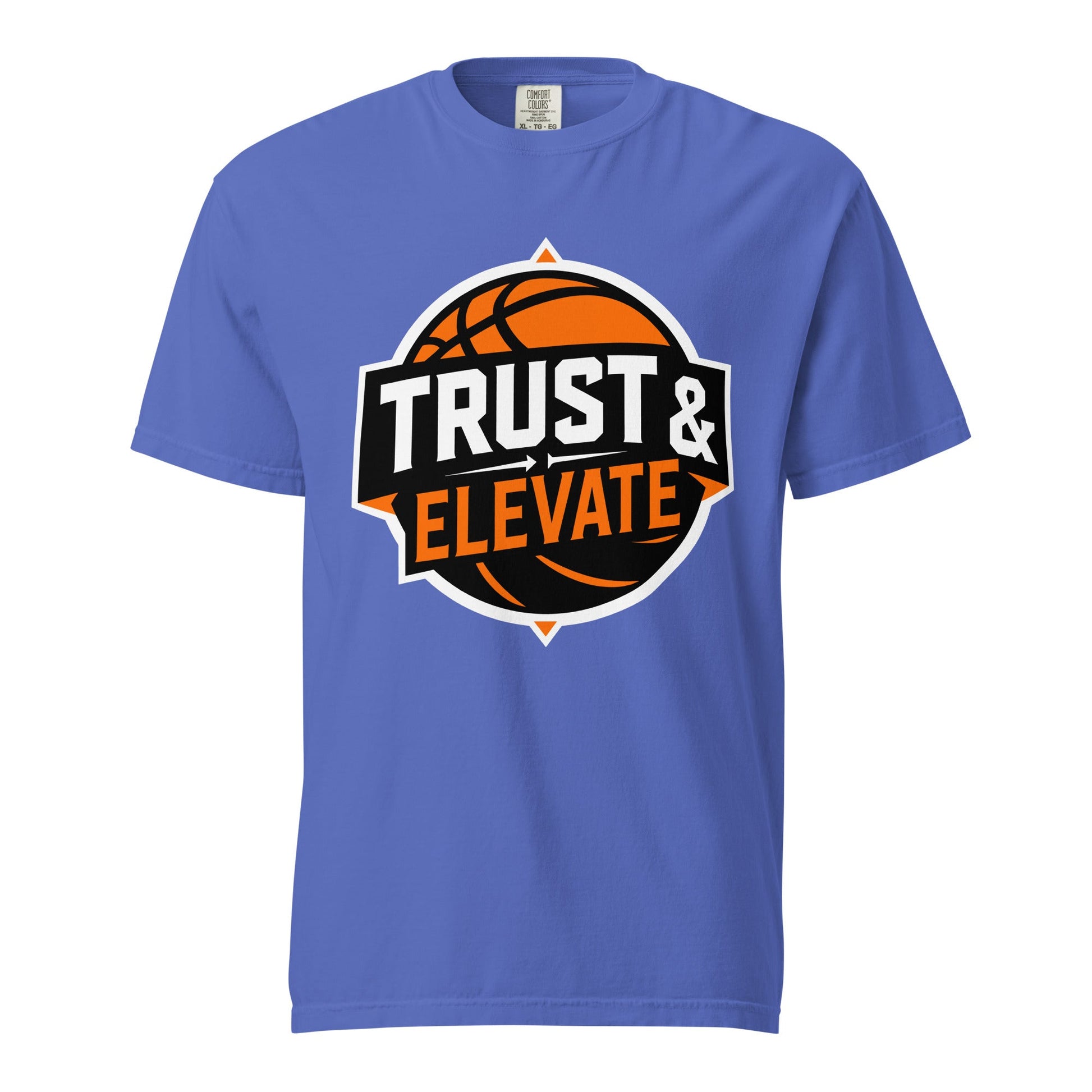 Signature | Comfort Colors T-Shirt | Trust & Elevate | Athletic Logo