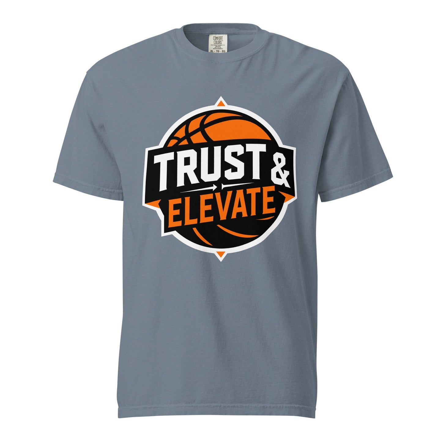 Signature | Comfort Colors T-Shirt | Trust & Elevate | Athletic Logo
