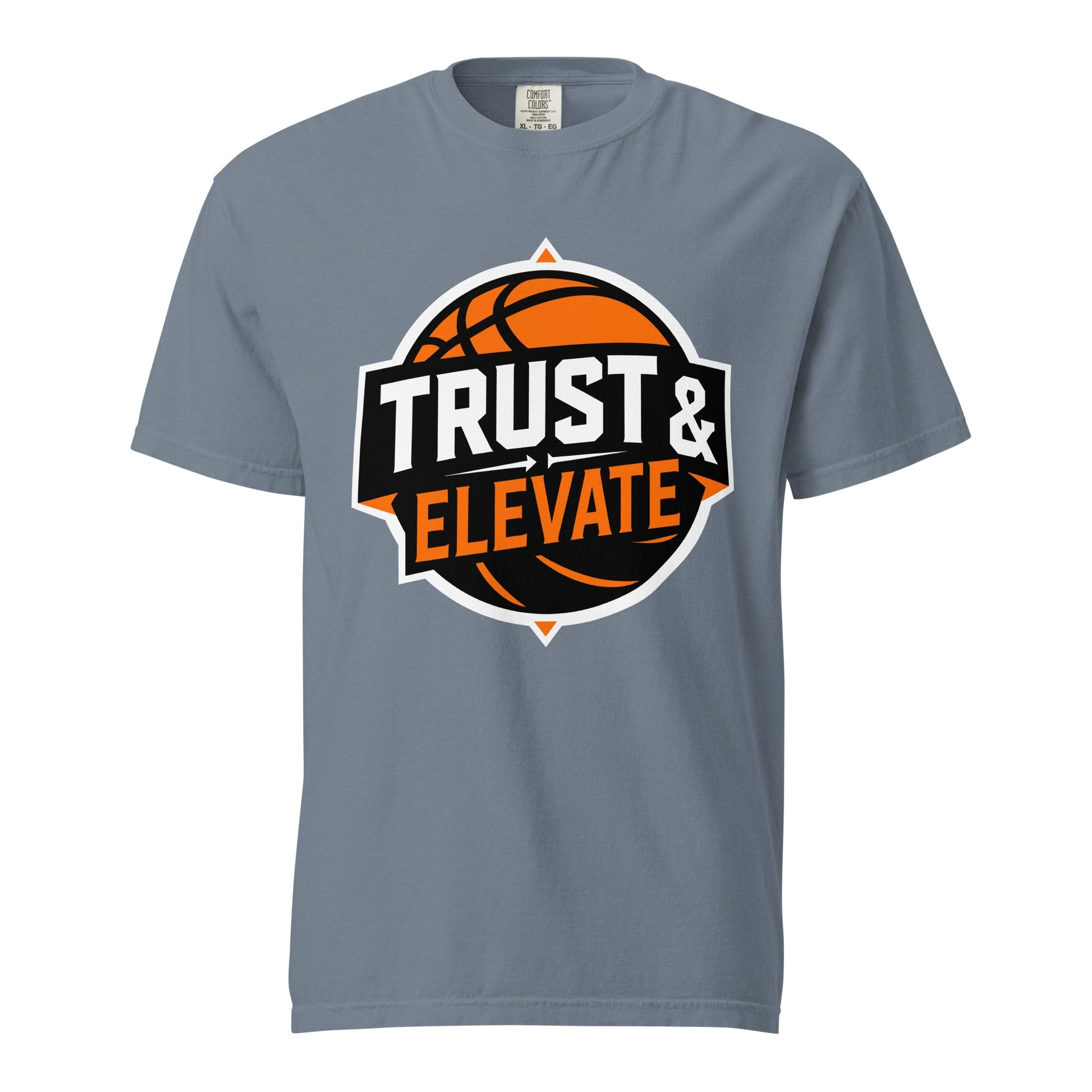Signature | Comfort Colors T-Shirt | Trust & Elevate | Athletic Logo