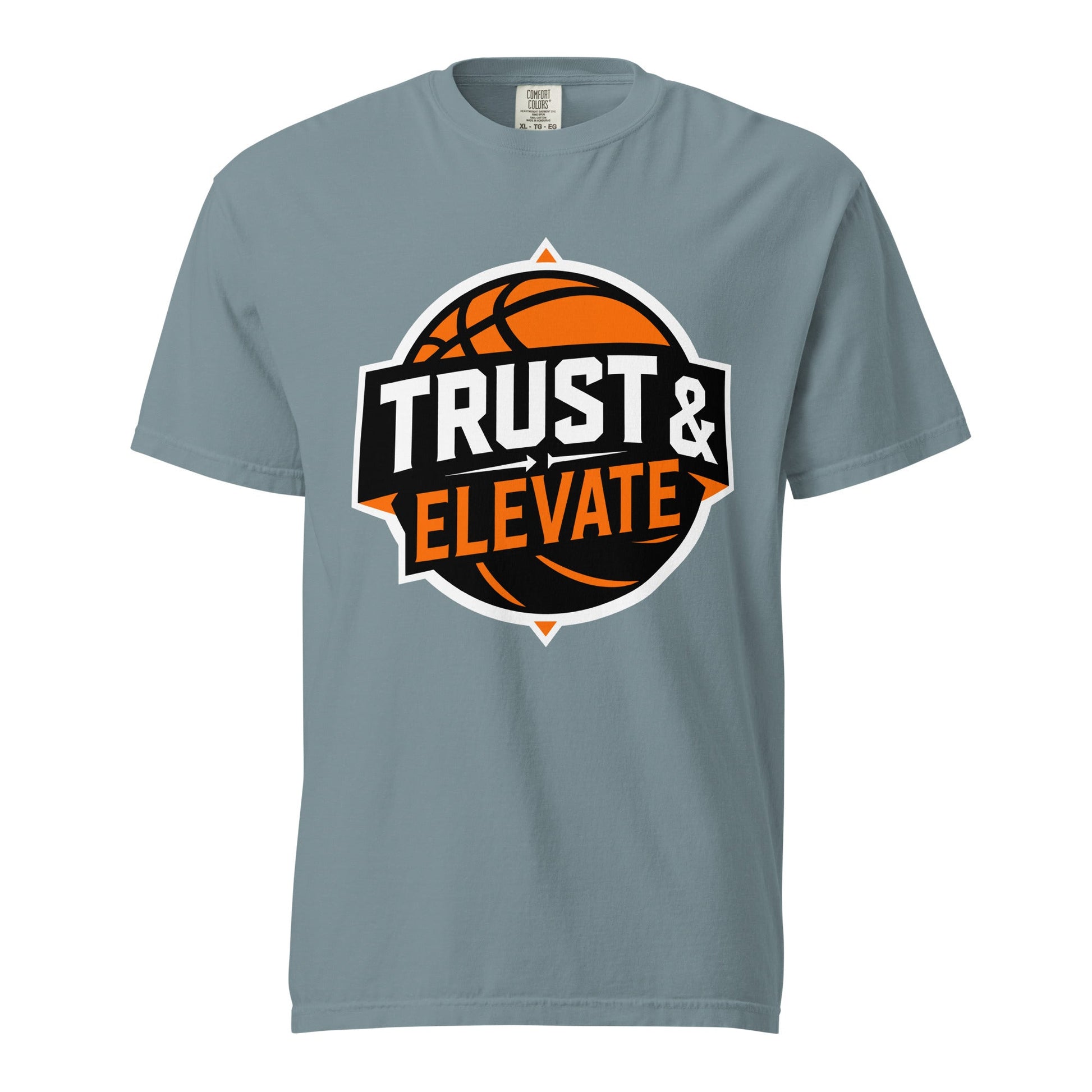 Signature | Comfort Colors T-Shirt | Trust & Elevate | Athletic Logo