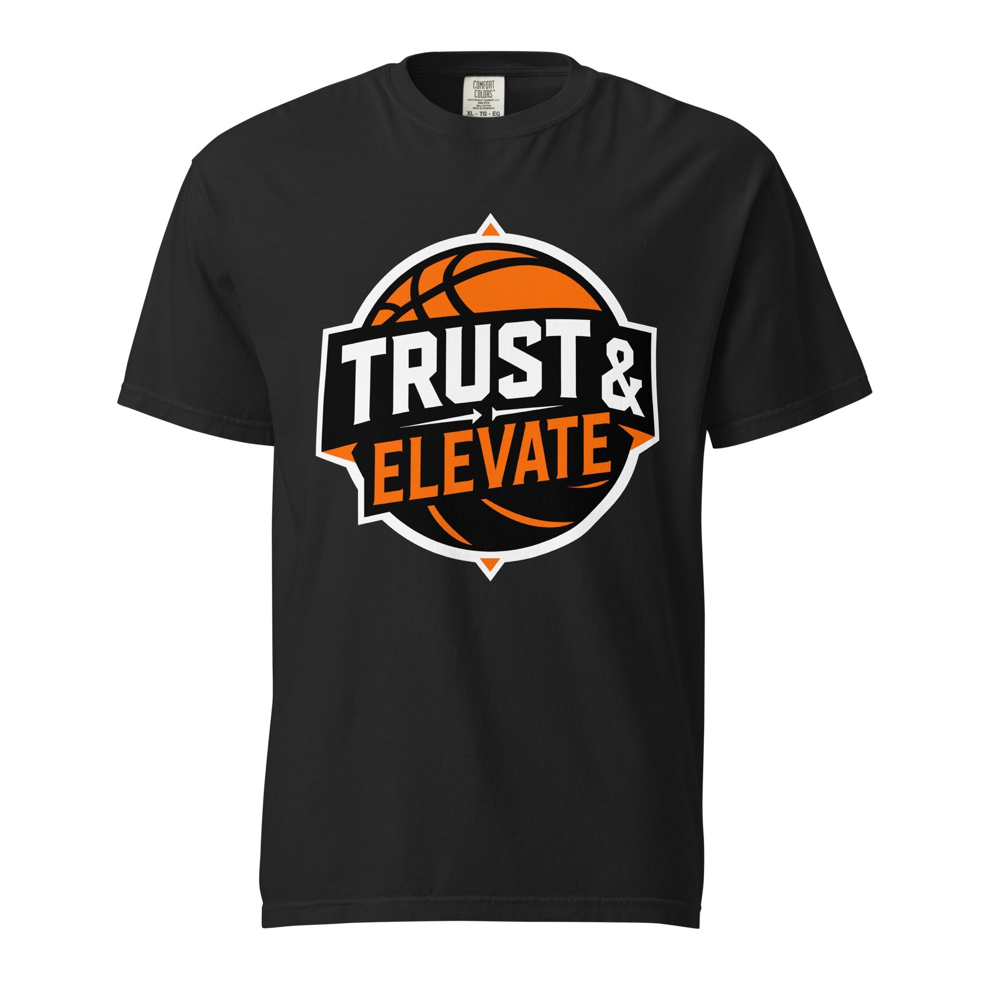 Signature | Comfort Colors T-Shirt | Trust & Elevate | Athletic Logo