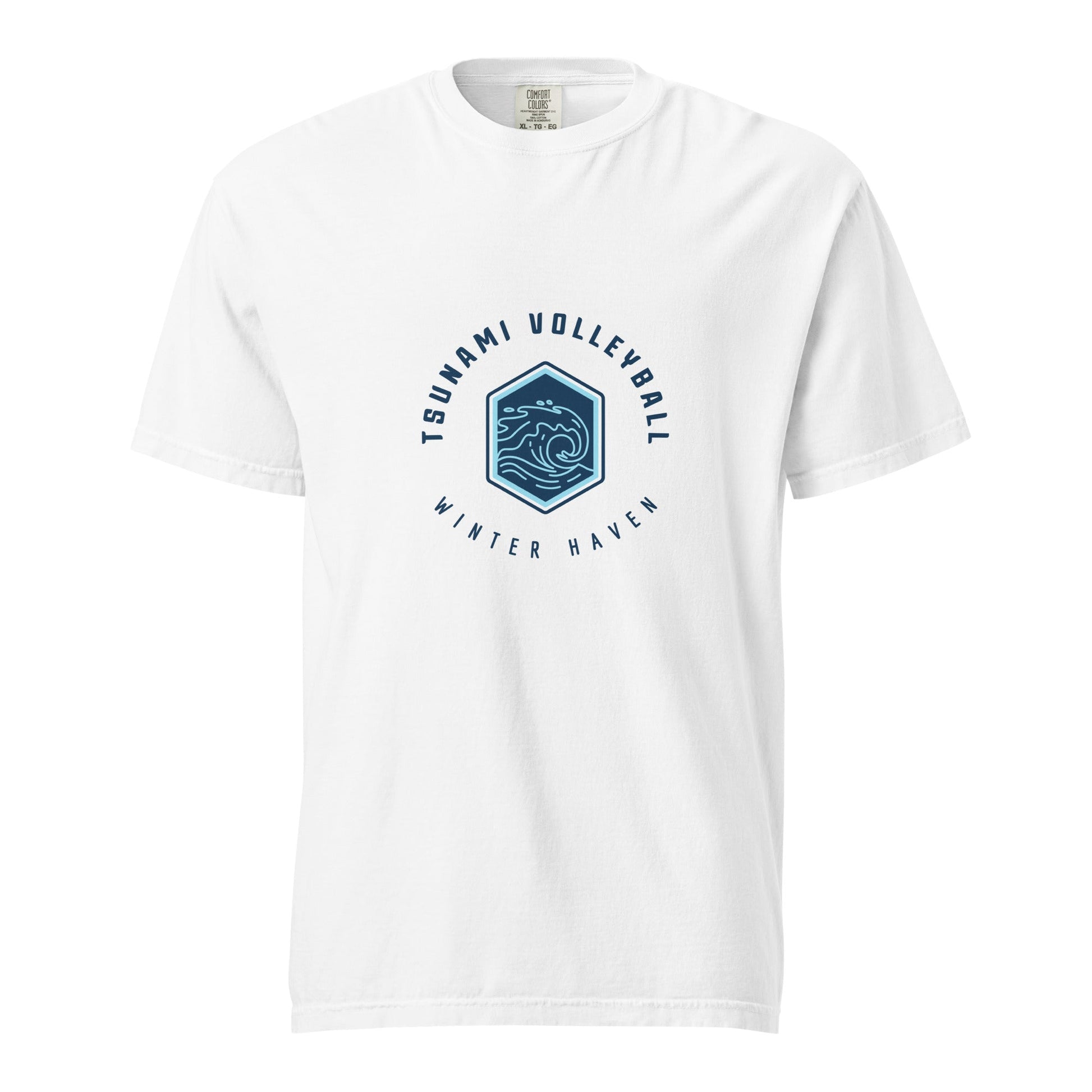 Signature | Comfort Colors T-Shirt | Tsunami Volleyball Club | Crest Logo