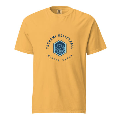 Signature | Comfort Colors T-Shirt | Tsunami Volleyball Club | Crest Logo
