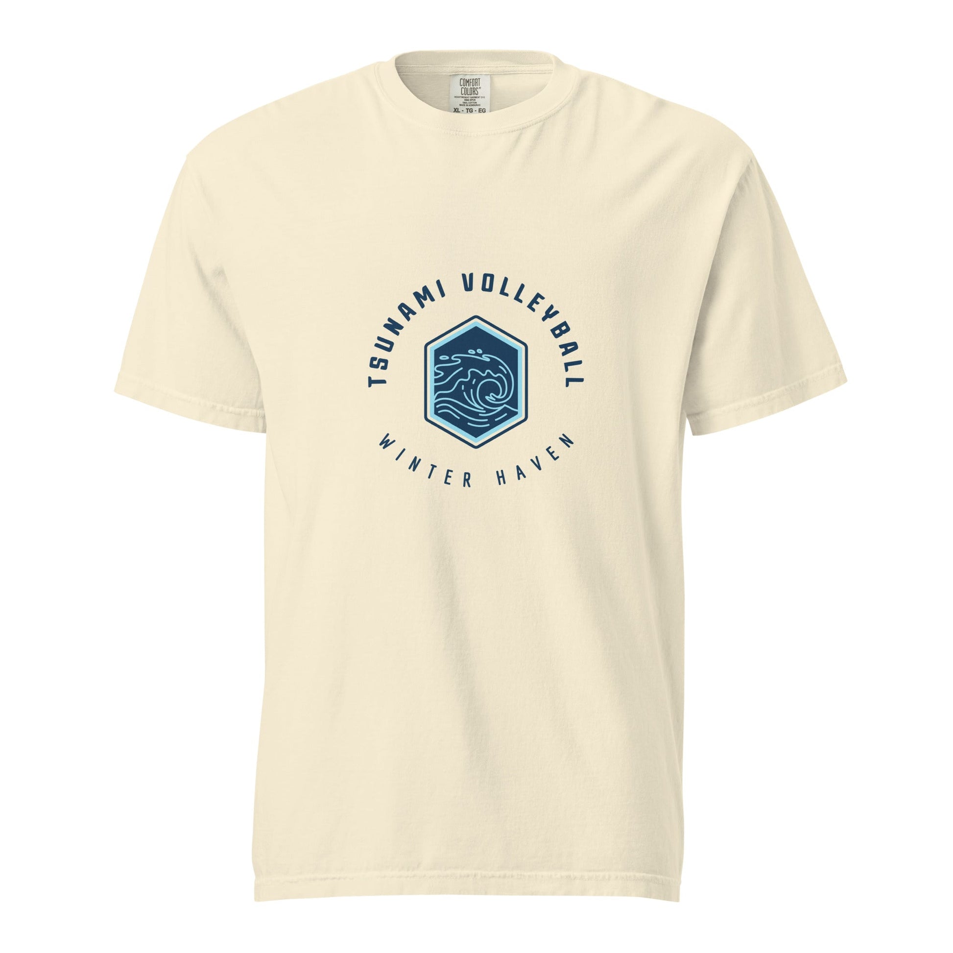 Signature | Comfort Colors T-Shirt | Tsunami Volleyball Club | Crest Logo
