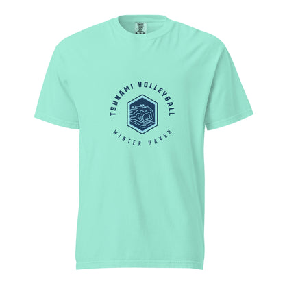 Signature | Comfort Colors T-Shirt | Tsunami Volleyball Club | Crest Logo