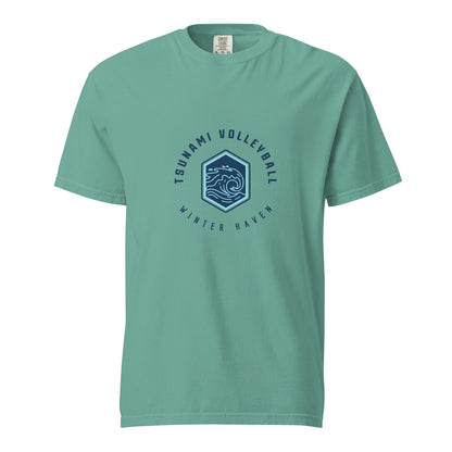 Signature | Comfort Colors T-Shirt | Tsunami Volleyball Club | Crest Logo